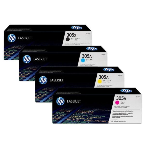 0003511 hp 305a x black cyan magenta yellow original toner cartridge multipack ce410x 1 2 3a laser toner.jpeg