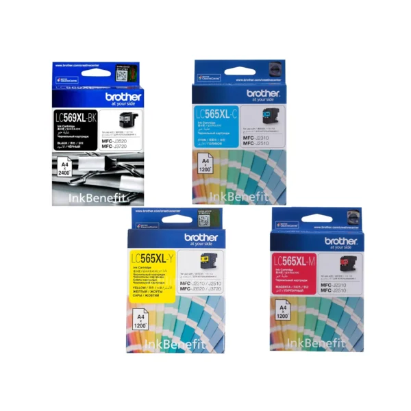 brother lc565xl original toner cartridge complete set.webp
