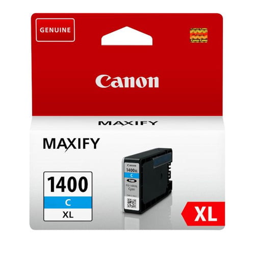 canon pgi 1400 xl cyan cartridge in packaging.jpg
